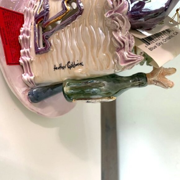 Blue Sky Clayworks "21” Birthday Cake tea light by Heather Goldminc - Picture 5 of 10